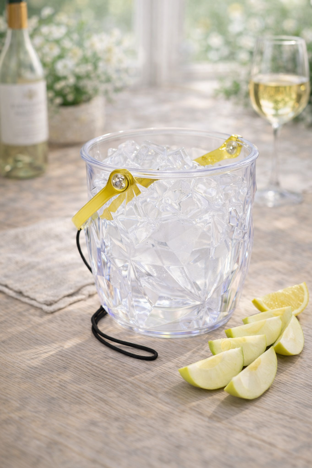 Cubeta de plástico para hielo