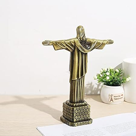 Adorno decorativo de estatua para mesa.