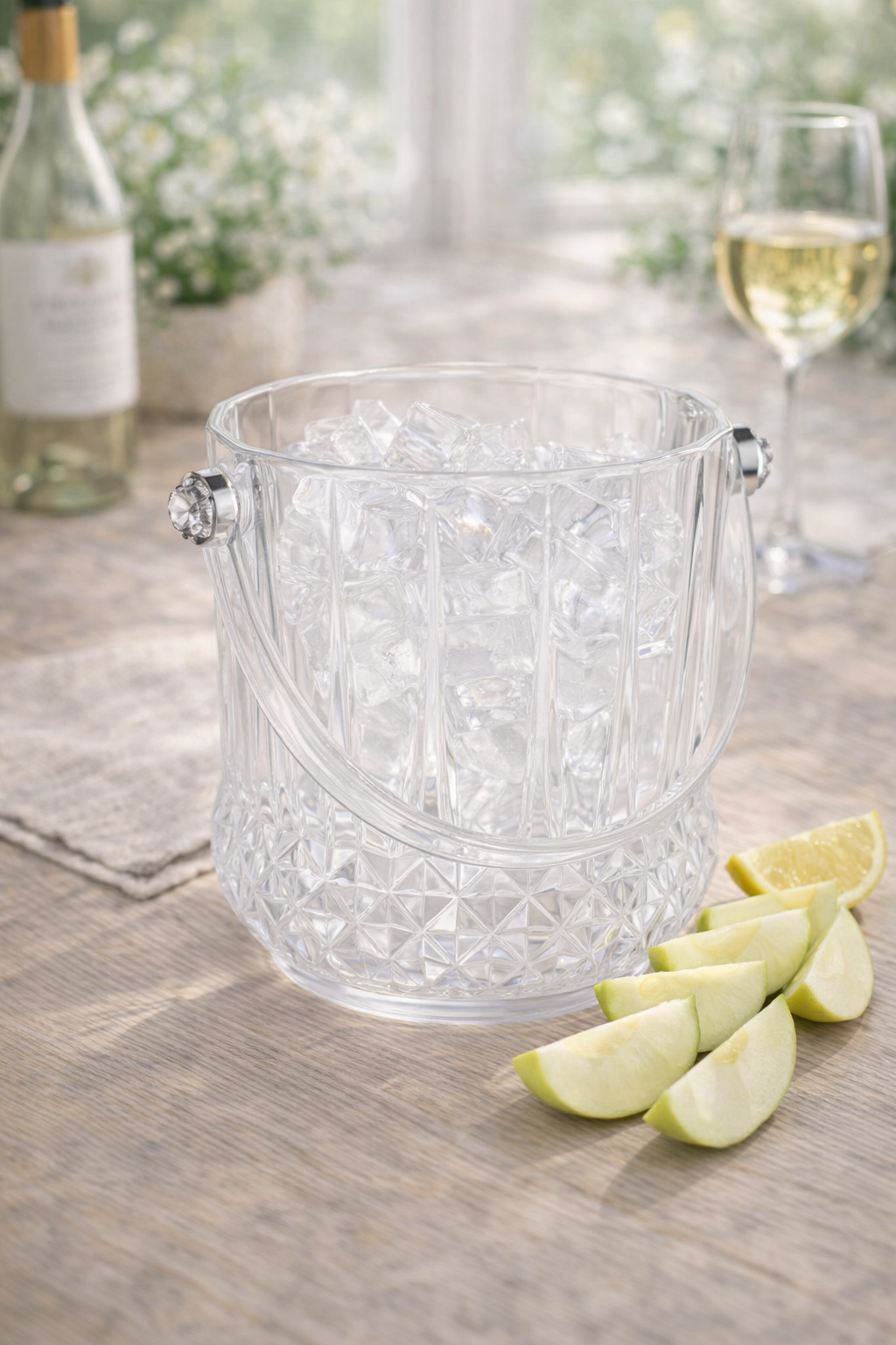 Cubeta de plástico para hielo