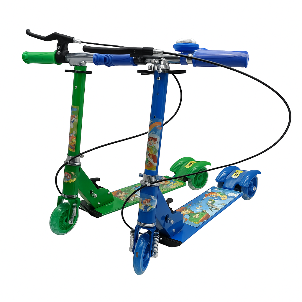 Scooter para niños, plegable, estable y divertido