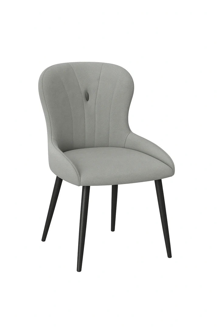 Silla  Cuero Sintético + Metal | Moderna, Elegante y Súper Resistente