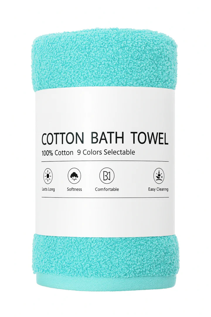 Toalla de Baño 100% Algodón – Extra Suave, Absorbente y Elegante