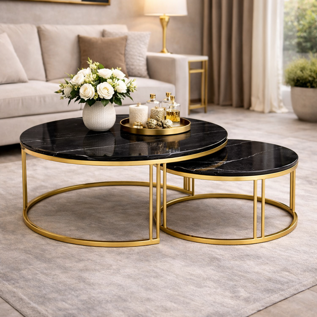 Conjunto de mesa de centro para sala