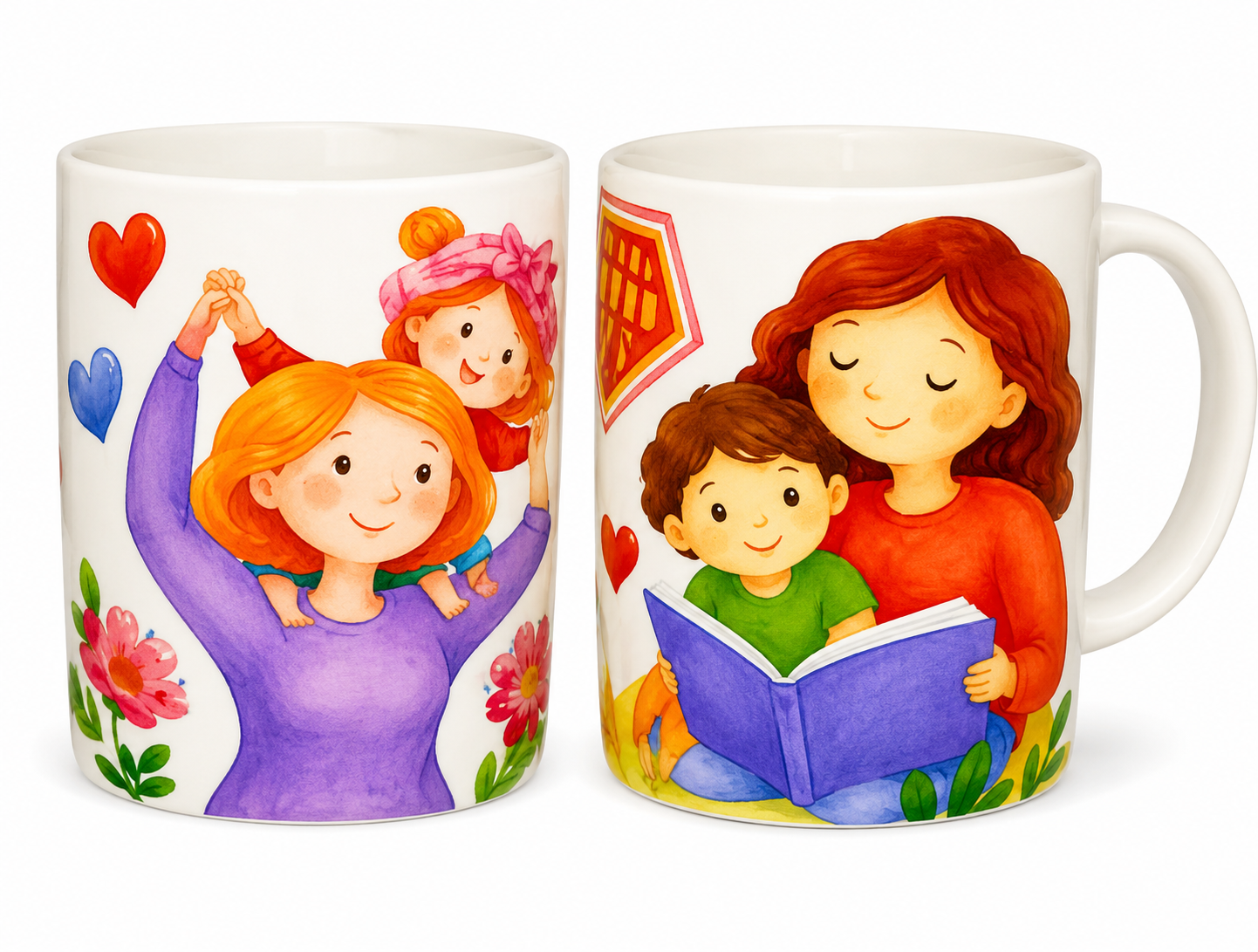 Set de tazas de cerámica | 320 ml (11 oz) – 2 piezas