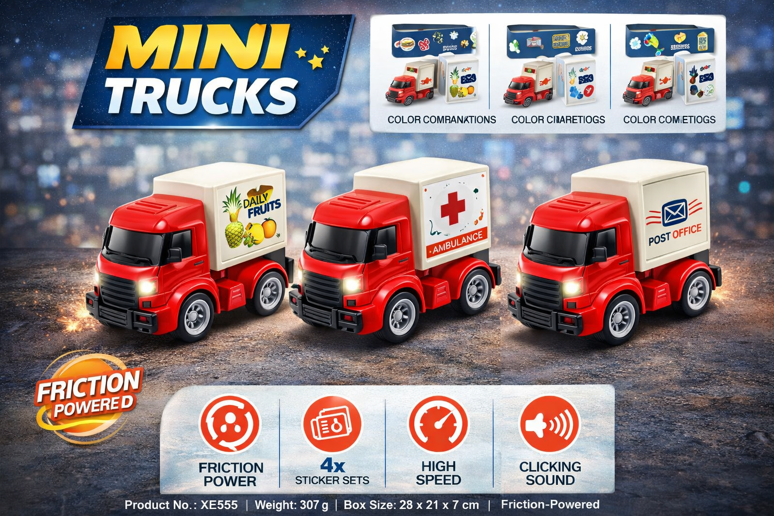 Juguete Minis Bomberos – 6pzs