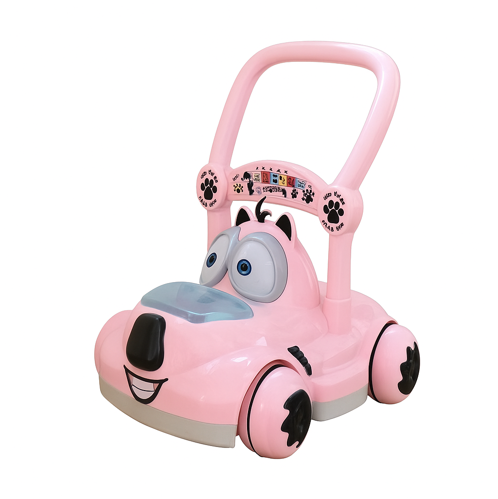 Carrito para empujar niños cómodo, seguro y fácil de manejar