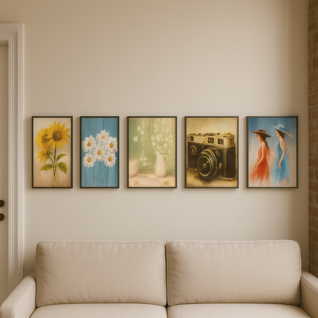 Cuadro decorativo modelo  30×40 cm, diseño moderno para decoración de interiores