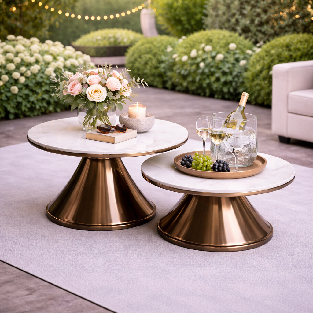 Conjunto de mesa de centro para sala