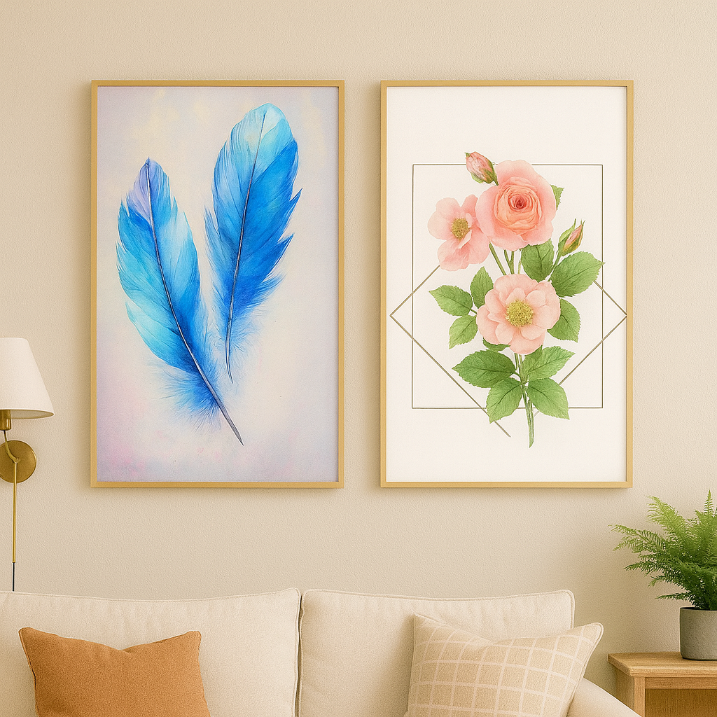 Cuadro decorativo para sala, tamaño 30×40 cm, elegante y moderno