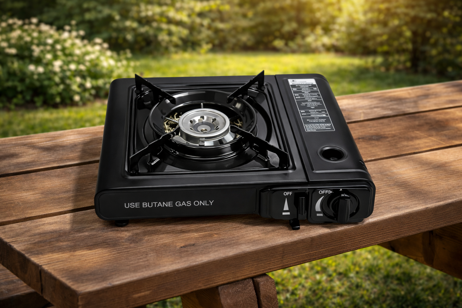 Estufa portátil de gas