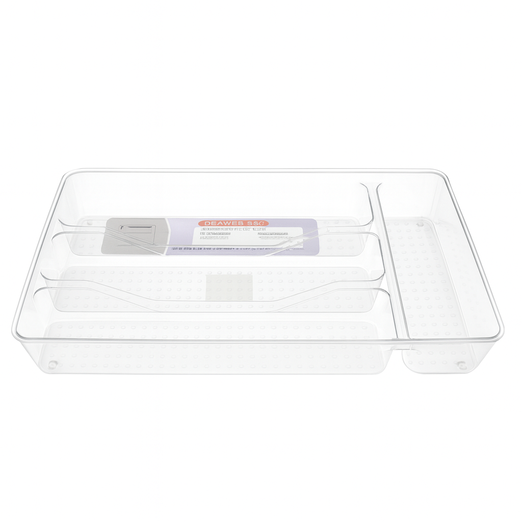 Caja de Almacenaje – Plástico Multiuso | 33 × 18.5 × 4.5 cm