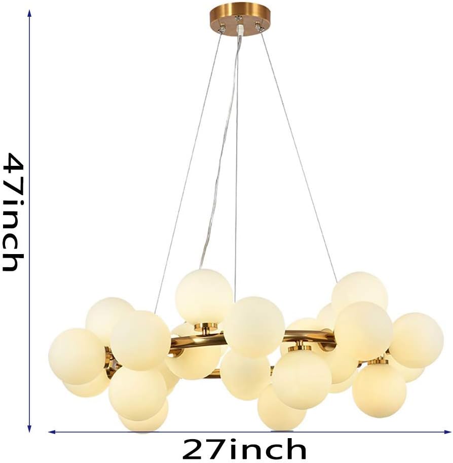 Lámpara Colgante Circular Luxury – Diseño de Nube de Cristal