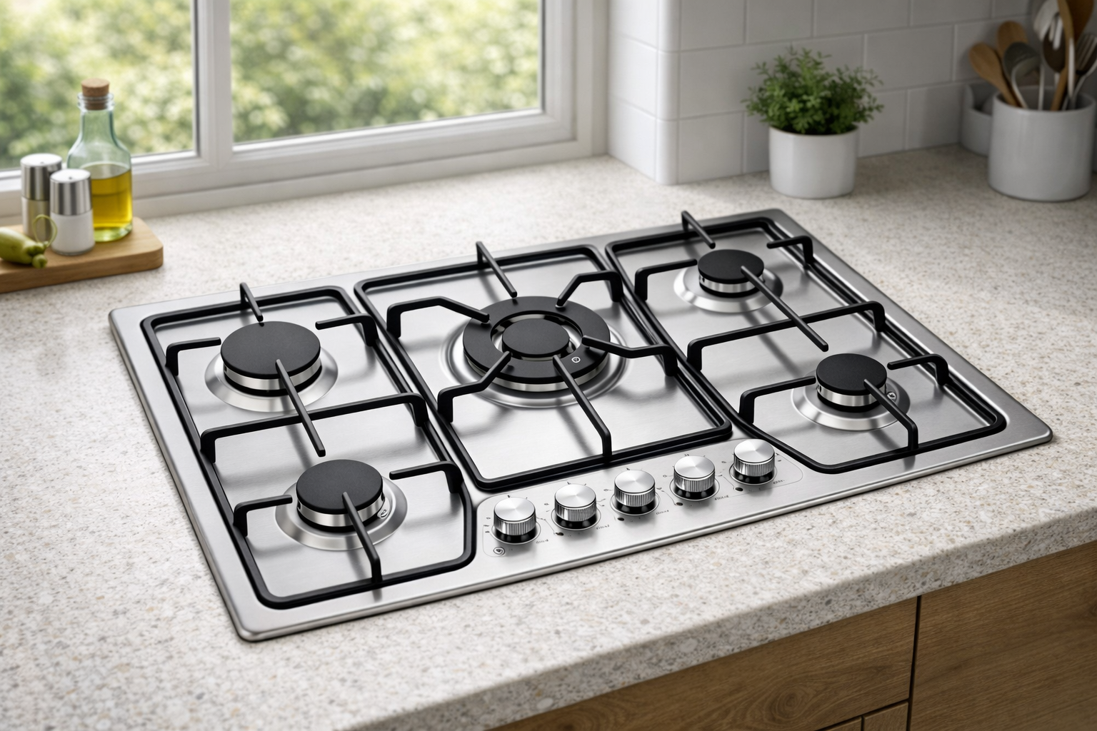 Estufa empotrable metal de 5