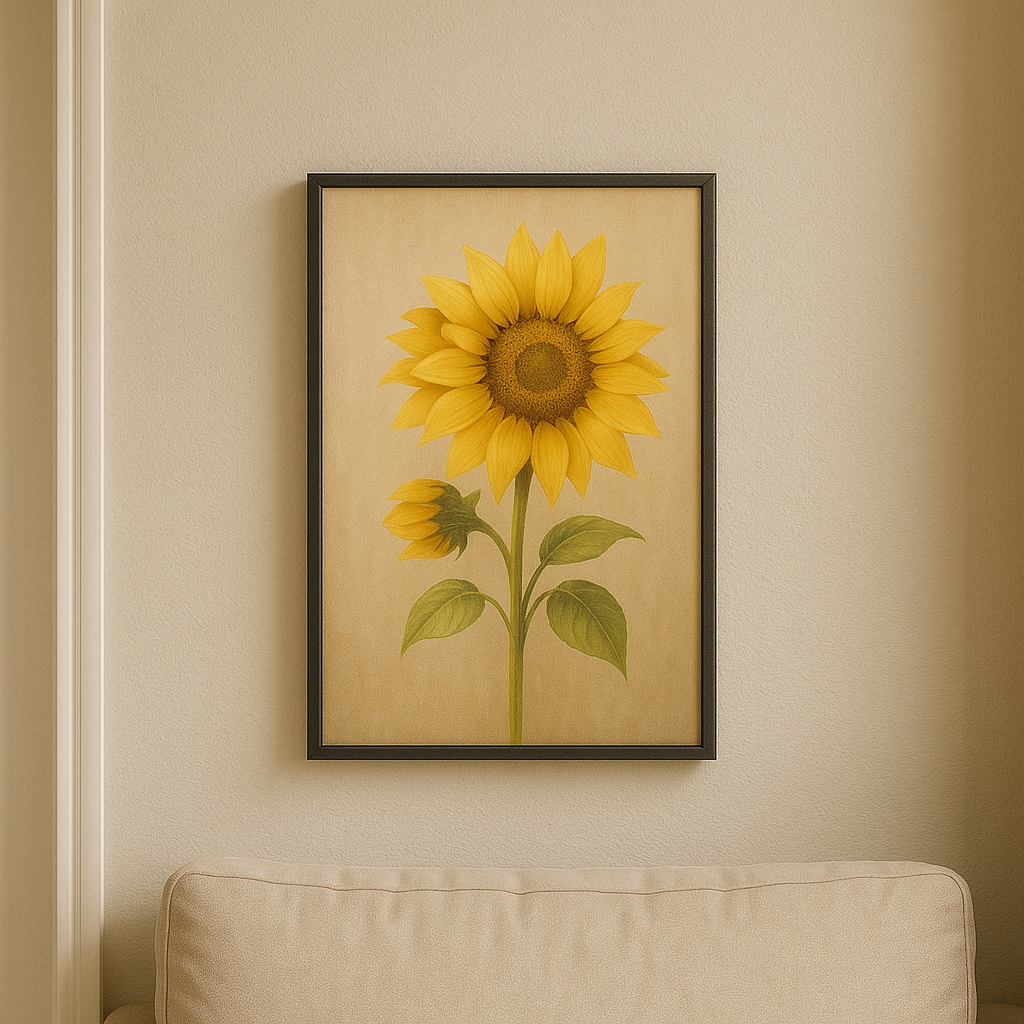 Cuadro Decorativo Artístico Vintage & Floral – Estilo Moderno para Interiores