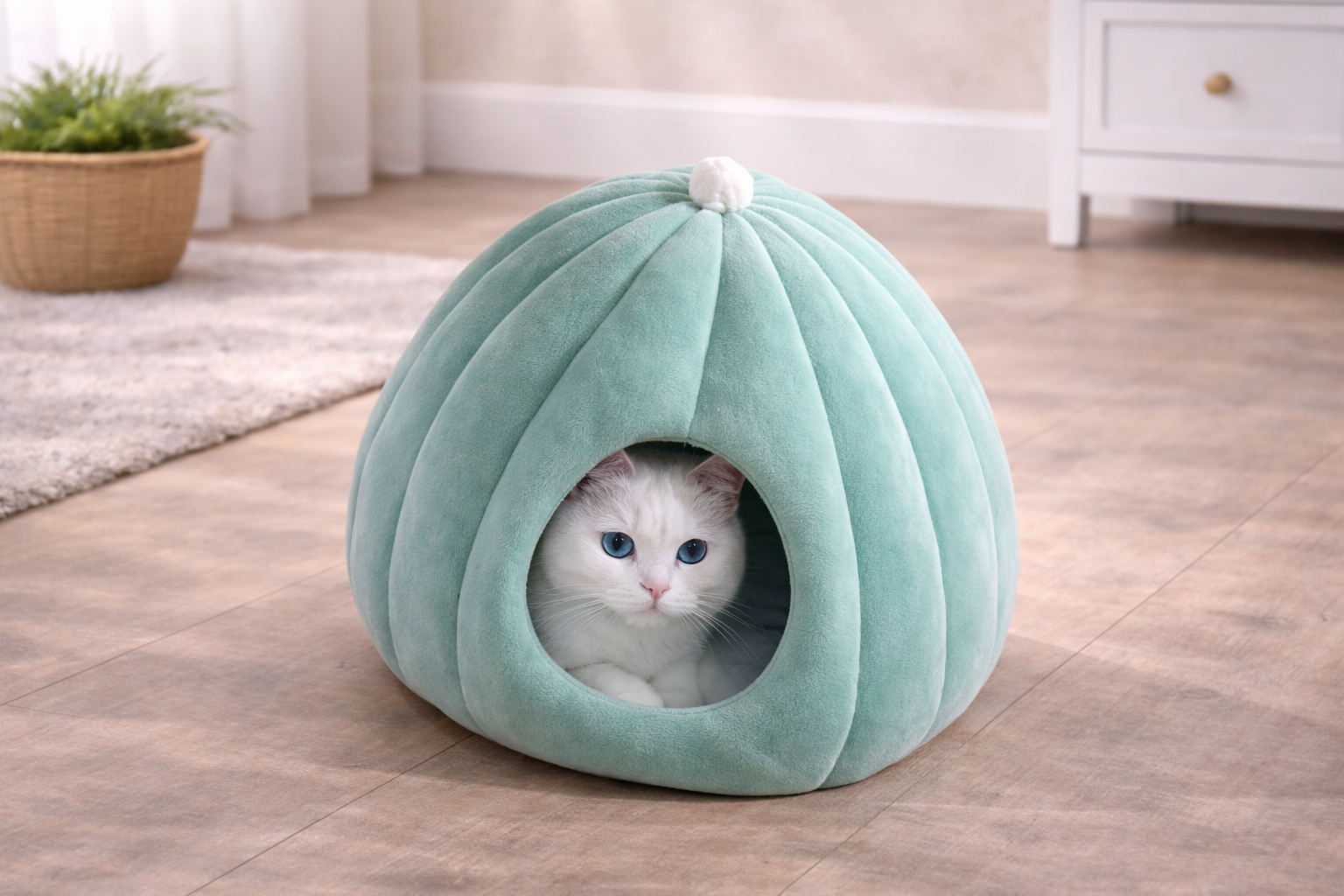 CASA DE CALABAZA PARA MASCOTAS