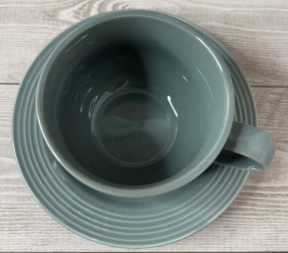 Juego de tazas y platillos de porcelana | 220 ml – 6 piezas