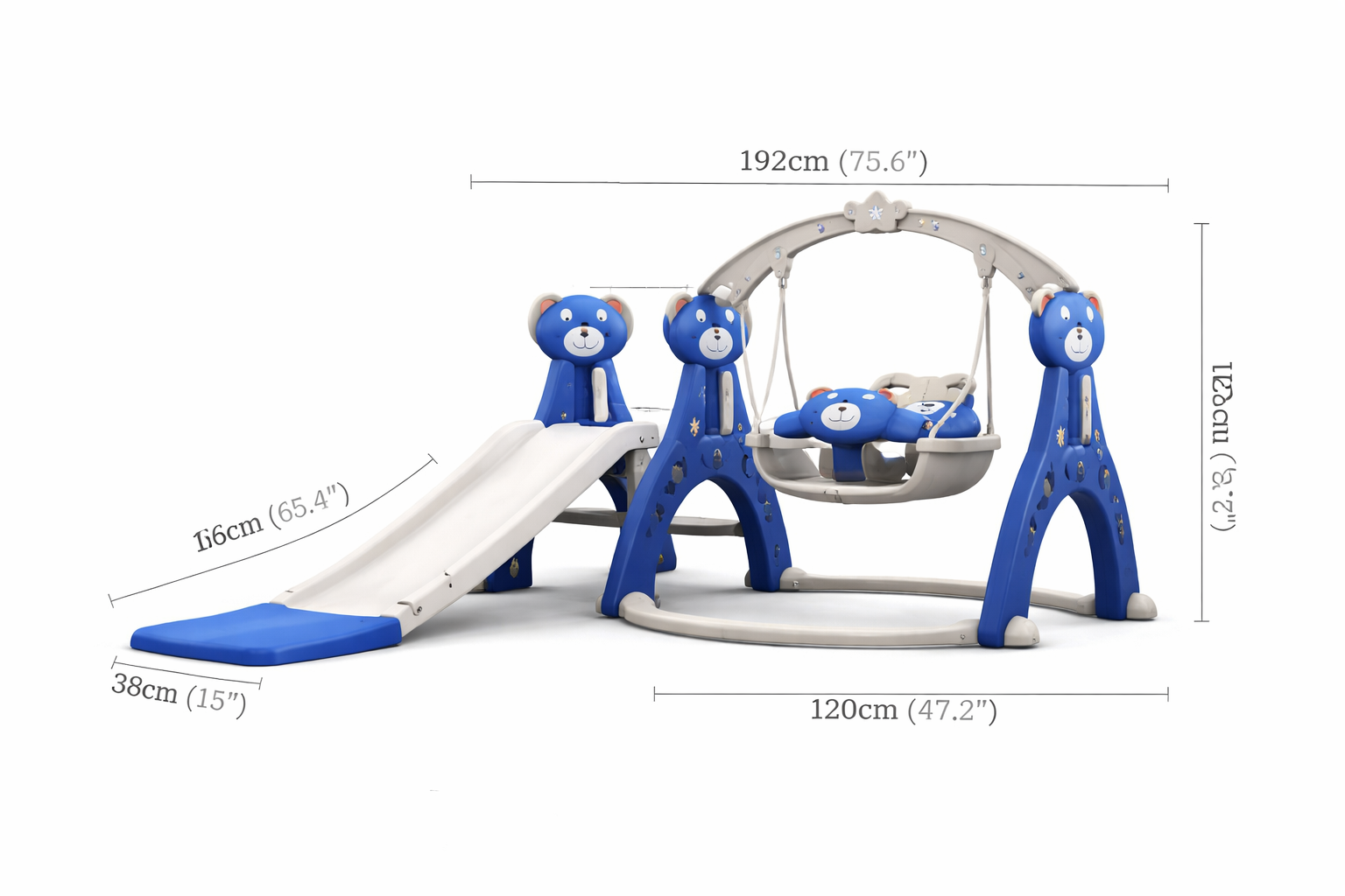 TOBOGÁN CON COLUMPIO PARA NIÑOS