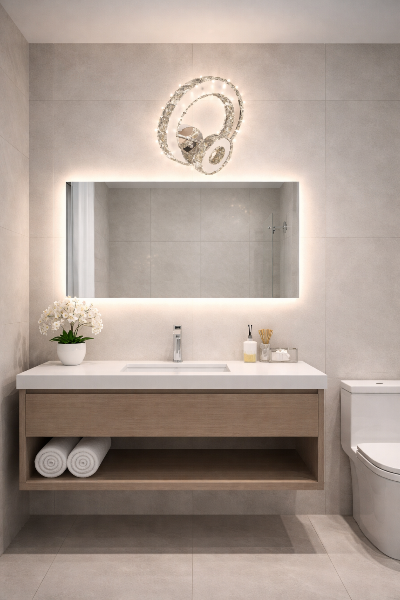 Lámpara LED de Techo Tricolor 18W – 250×280mm