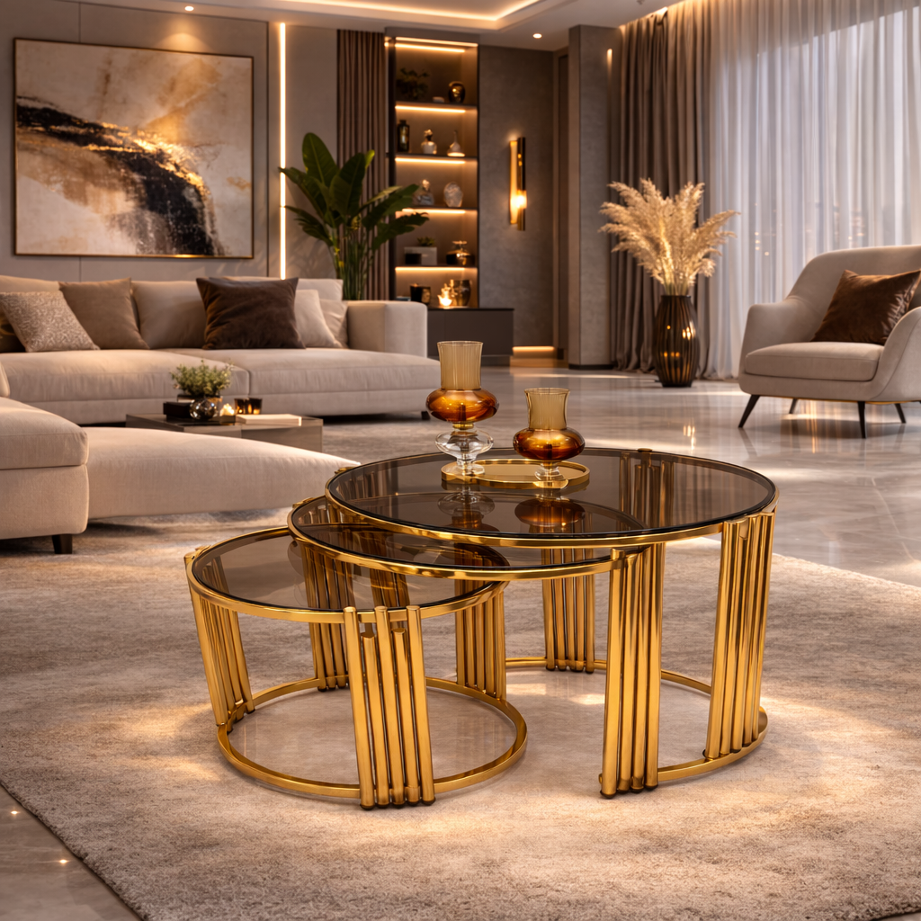Conjunto de mesa de centro para sala