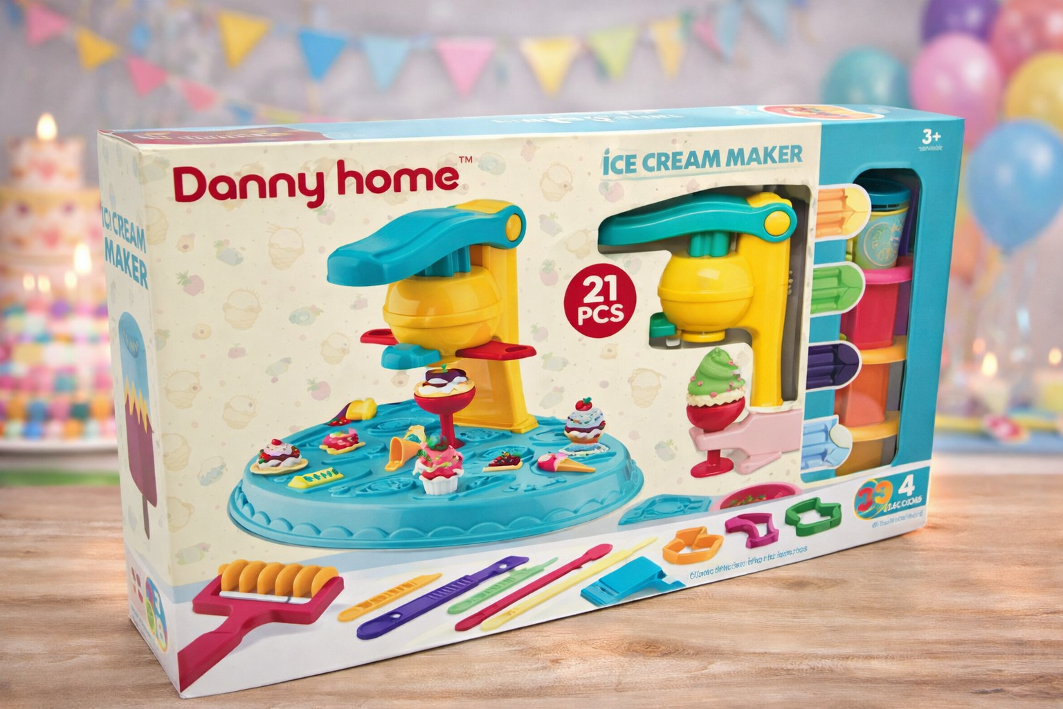 Set de Juguetes Heladería – 21 Piezas
