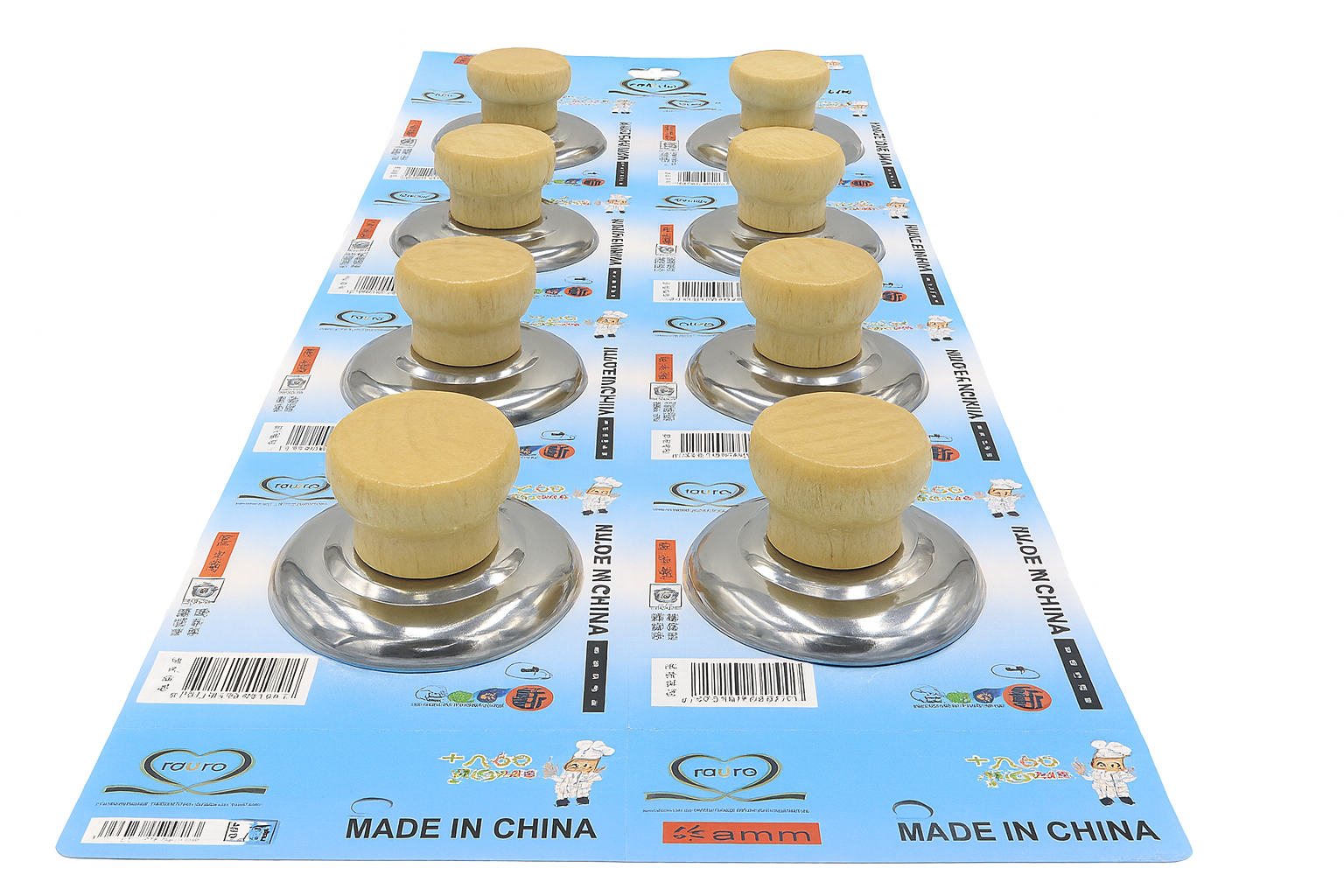 Pomo para Tapadera de Vidrio GH4818-017 – Resistente, Ergonómico y Fácil de Instalar (4 cm)