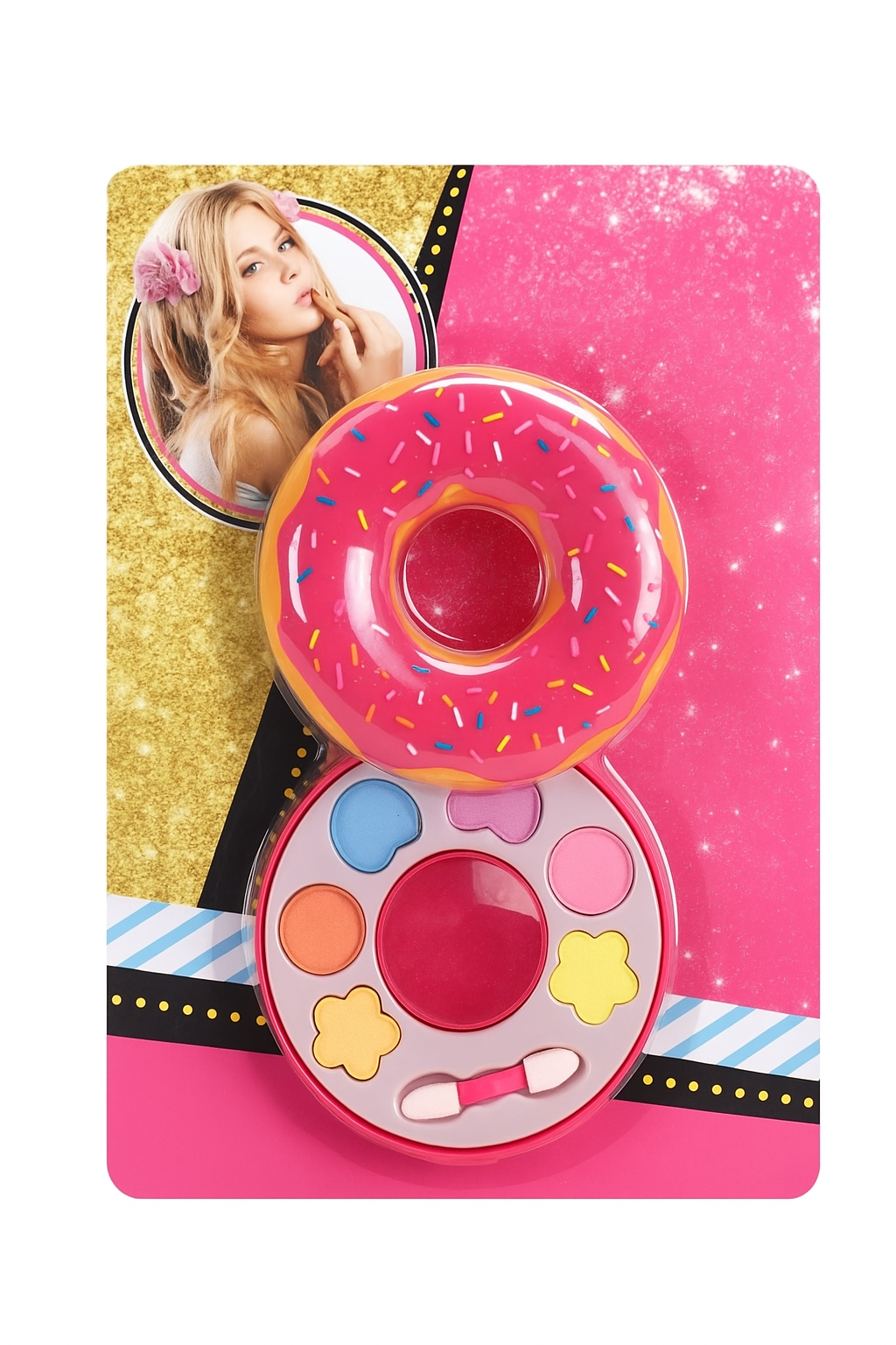 Set de maquillaje infantil “Aprende a pintarte”, seguro y divertido para niñas