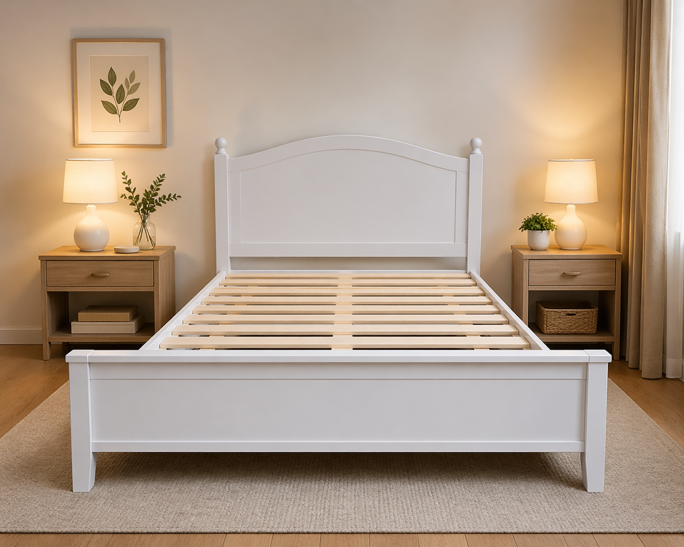 CAMA DE MADERA MEDIANA