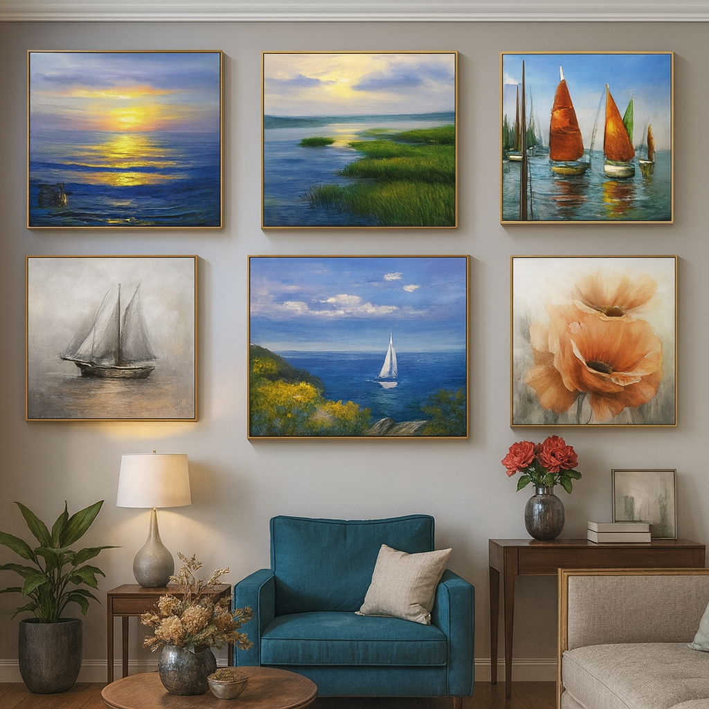 Cuadro decorativo 100×100 cm, diseño moderno para decoración de interiores