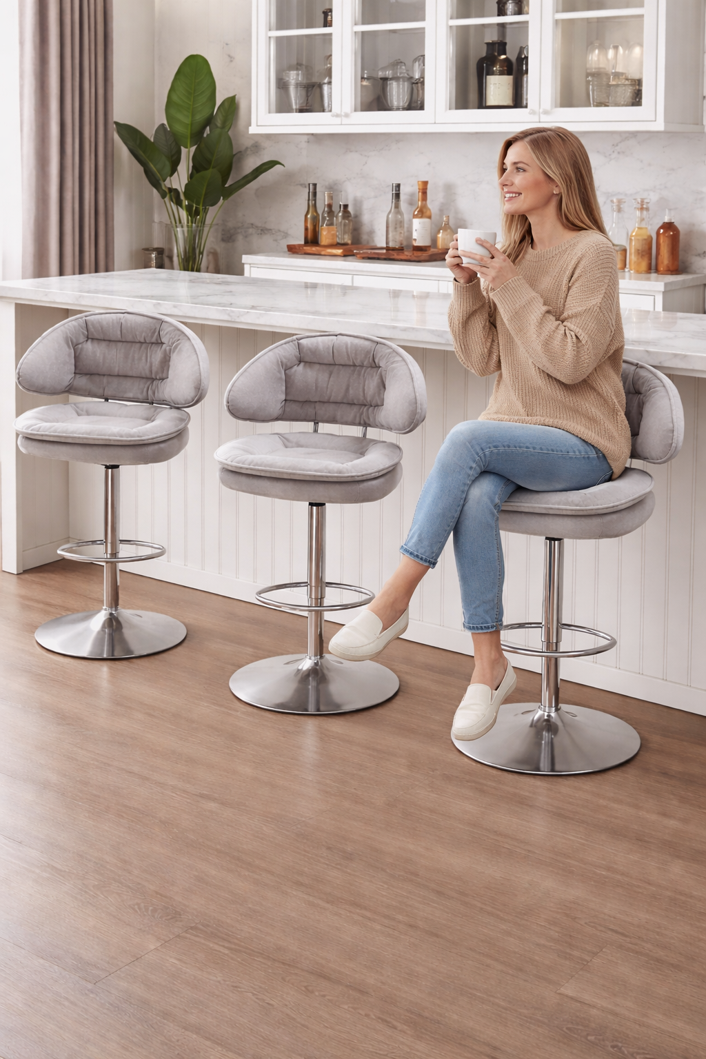 Silla Acolchada Premium – Disponible en Varios Colores