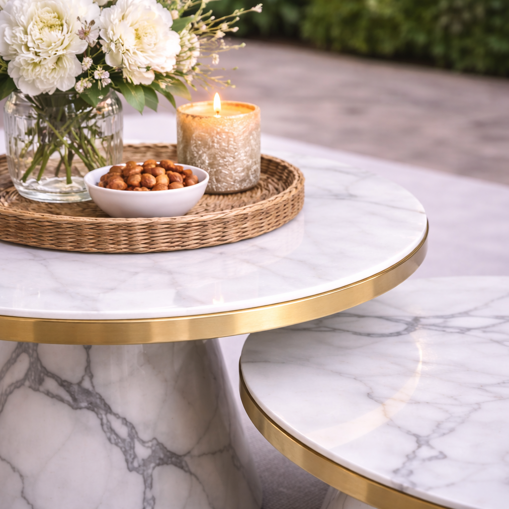 Conjunto de mesa de centro para sala