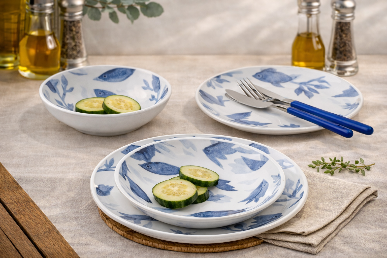 juego de vajilla de 24 piezas