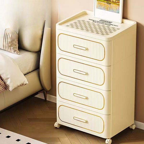 Mesita de noche de plástico