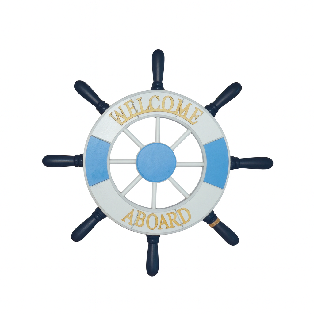 TIMÓN DE BARCO DE MADERA – Decoración Náutica que Da Vida a tus Espacios