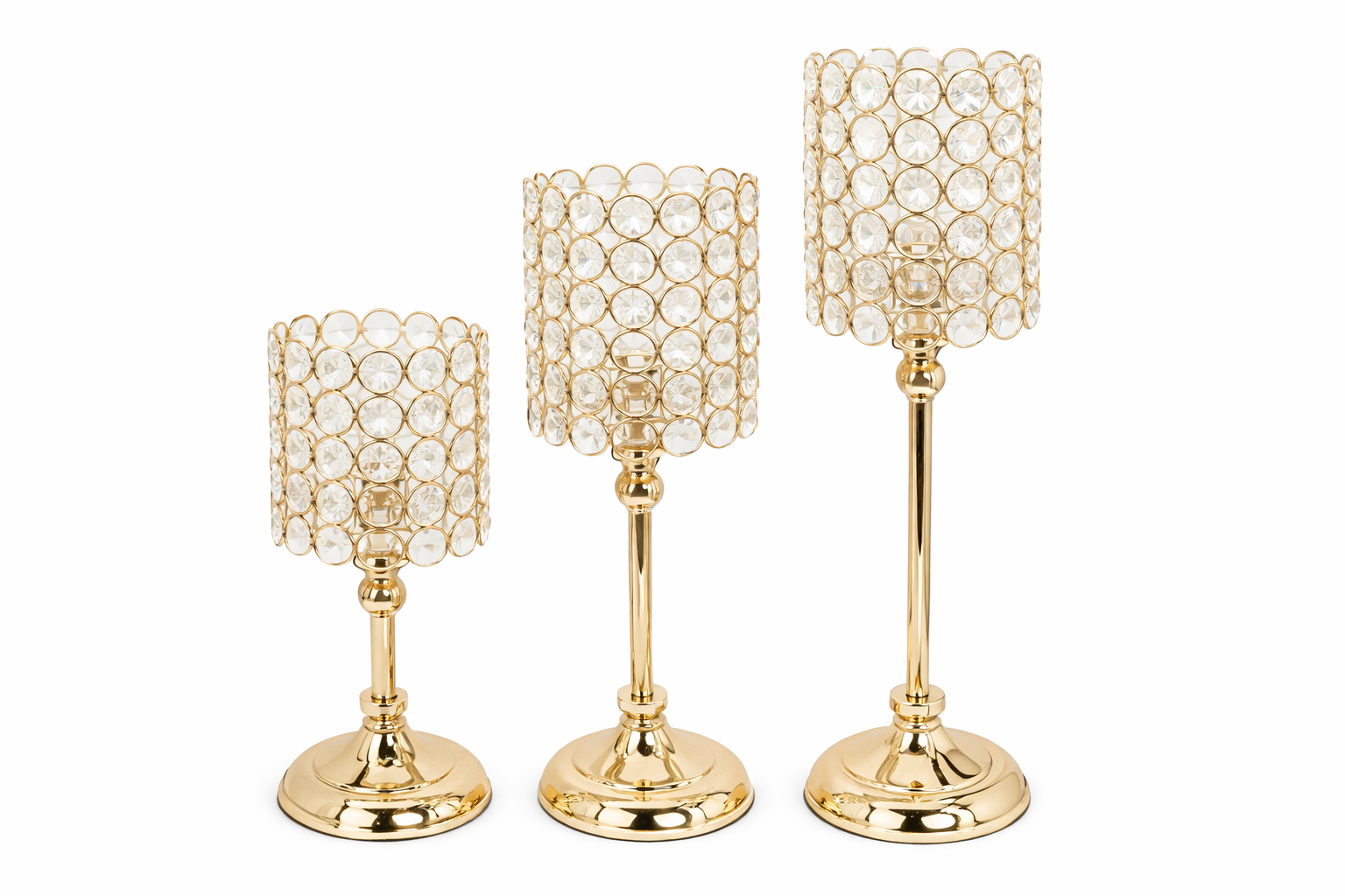 Set de Candelabros 3 Piezas – Elegancia y Ambiente Cálido