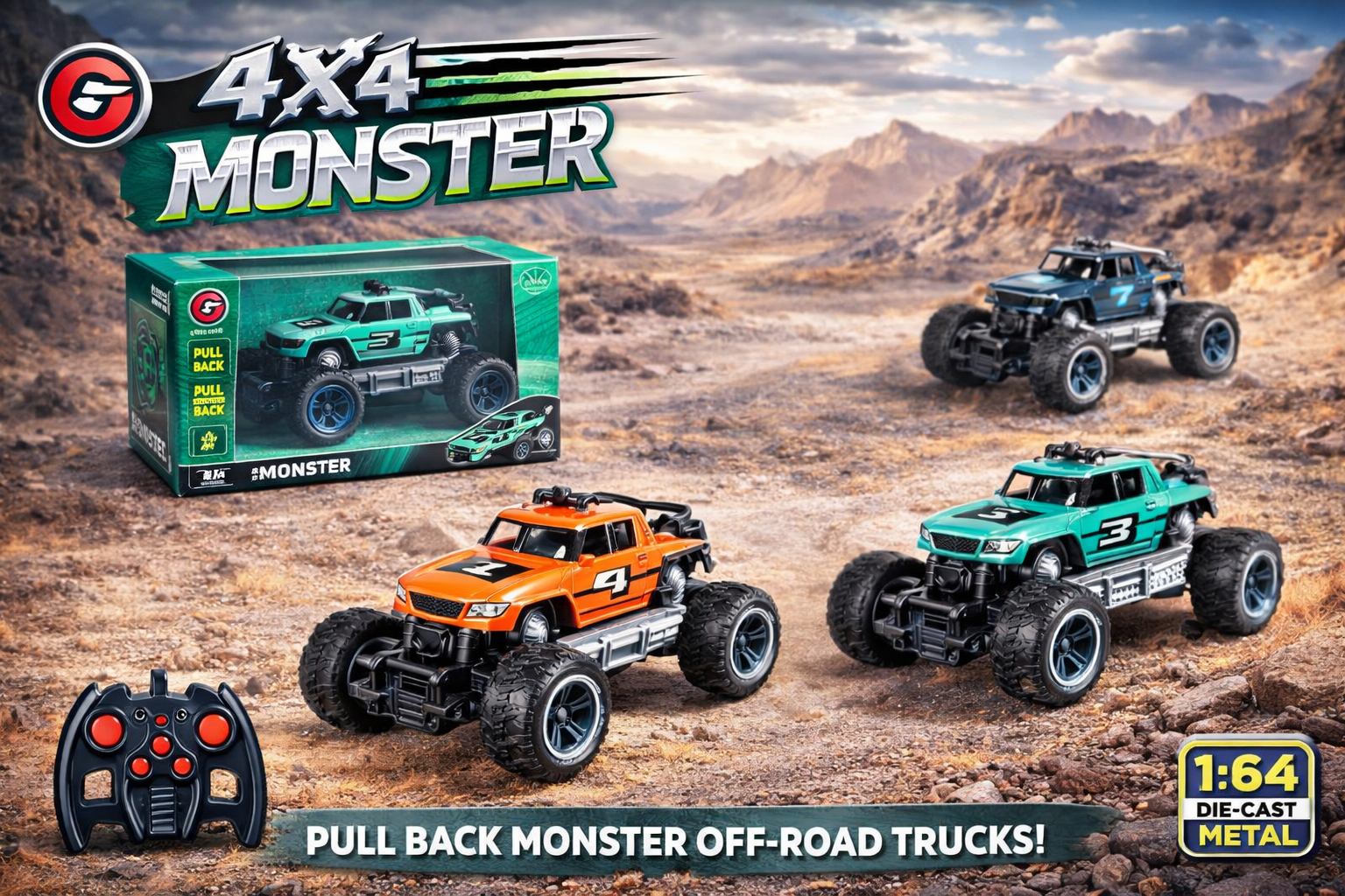 Carro infantil 4x4