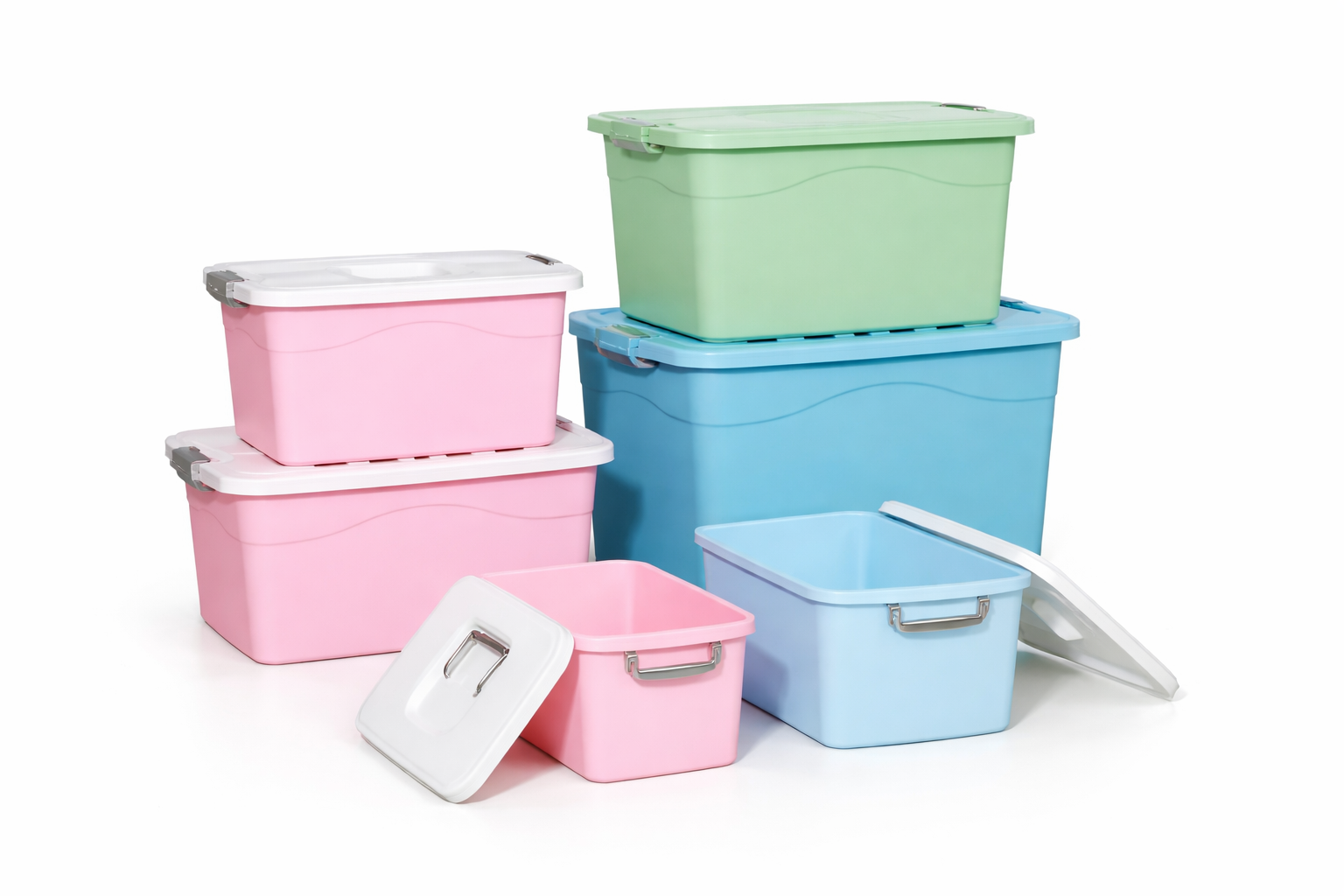 Caja de plástico para almacenaje variedad.