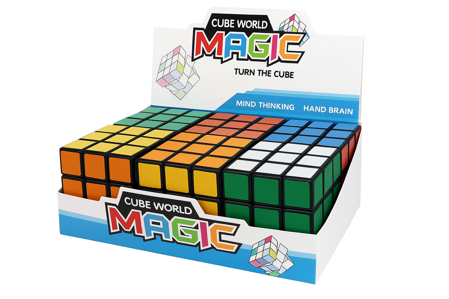 Cubo de Rubik – rompecabezas de colores para desarrollar la lógica y la concentración