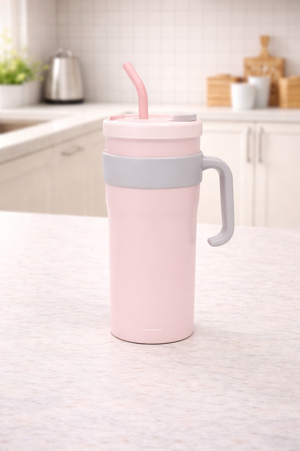 Vaso térmico infantil con pajilla y asa | Práctico y divertido