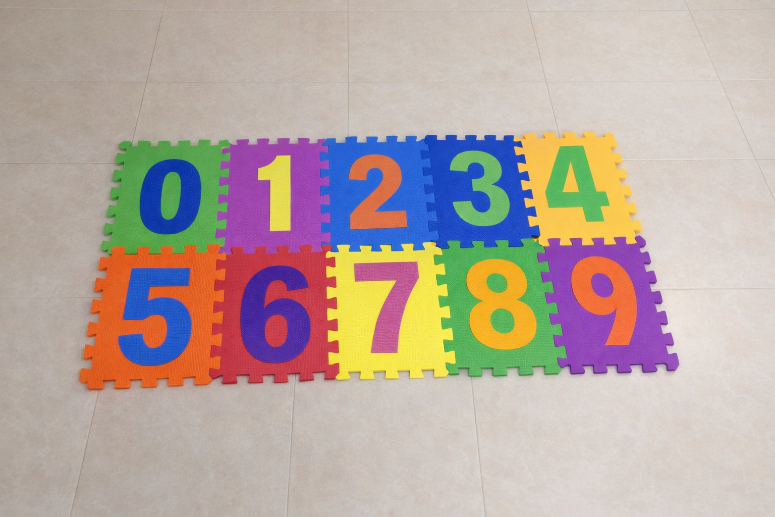 ALFOMBRA FOAMI PARA BEBÉ 10 PIEZAS