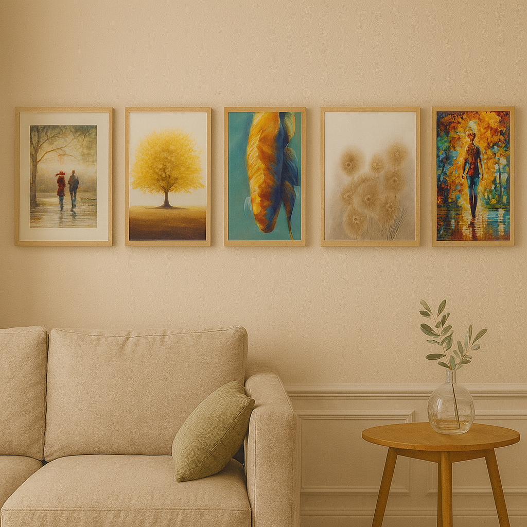 Cuadro decorativo 50×70 cm, diseño moderno y elegante para decoración de interiores