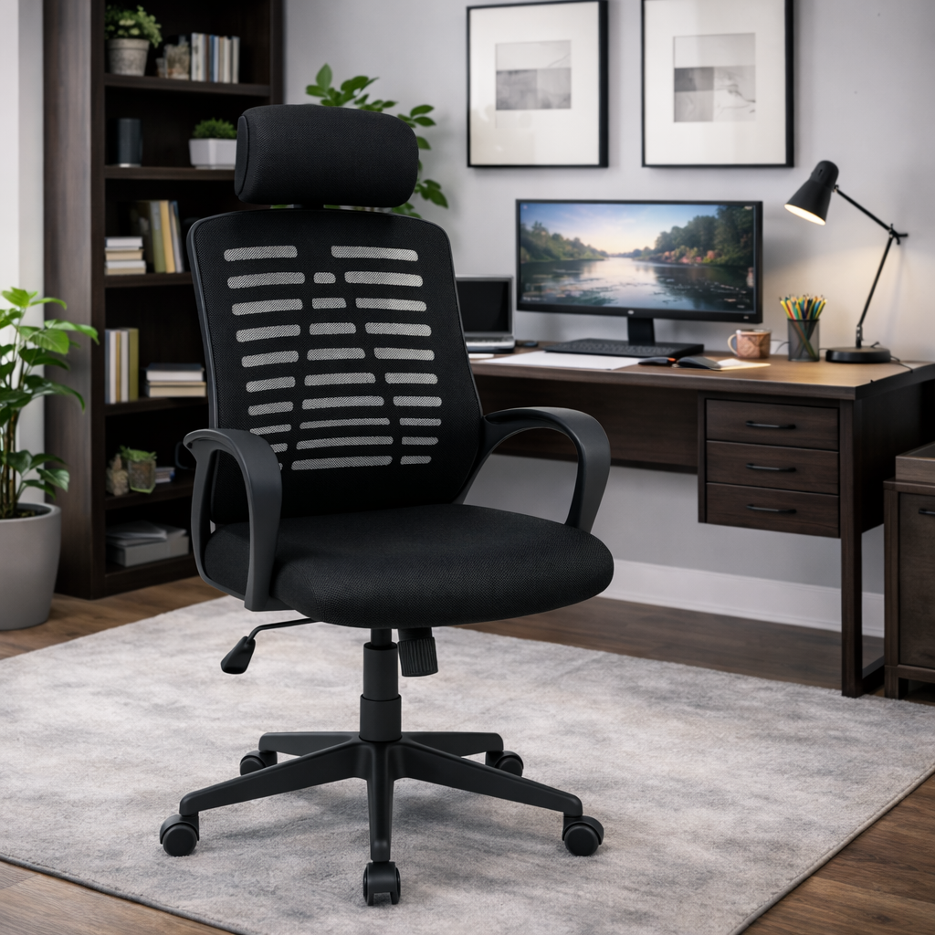 Silla de Oficina con Respaldo