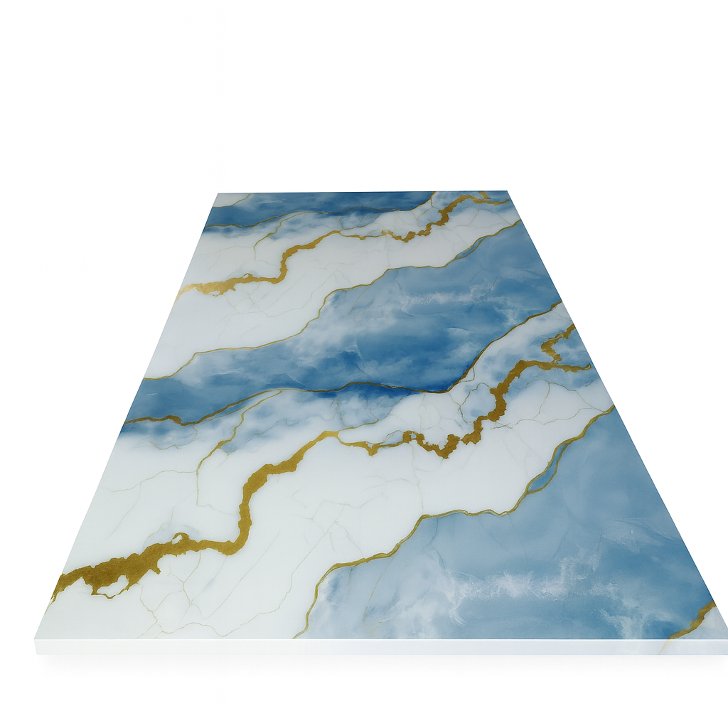 Plancha de pvc mármol