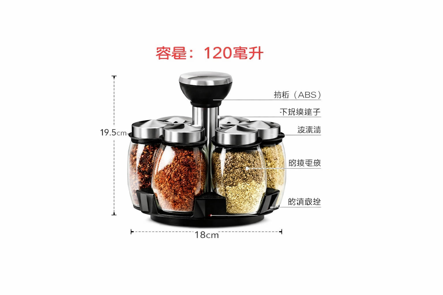 Set para condimentos