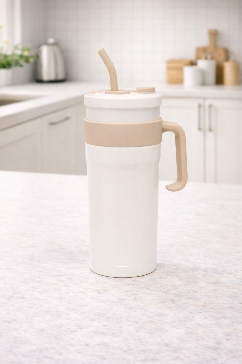 Vaso térmico infantil con pajilla y asa | Práctico y divertido