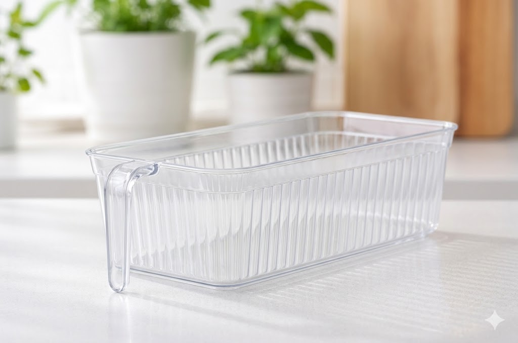 Bandeja Organizadora para Refrigerador– Plástico | 31 × 14.5 × 13.5 cm