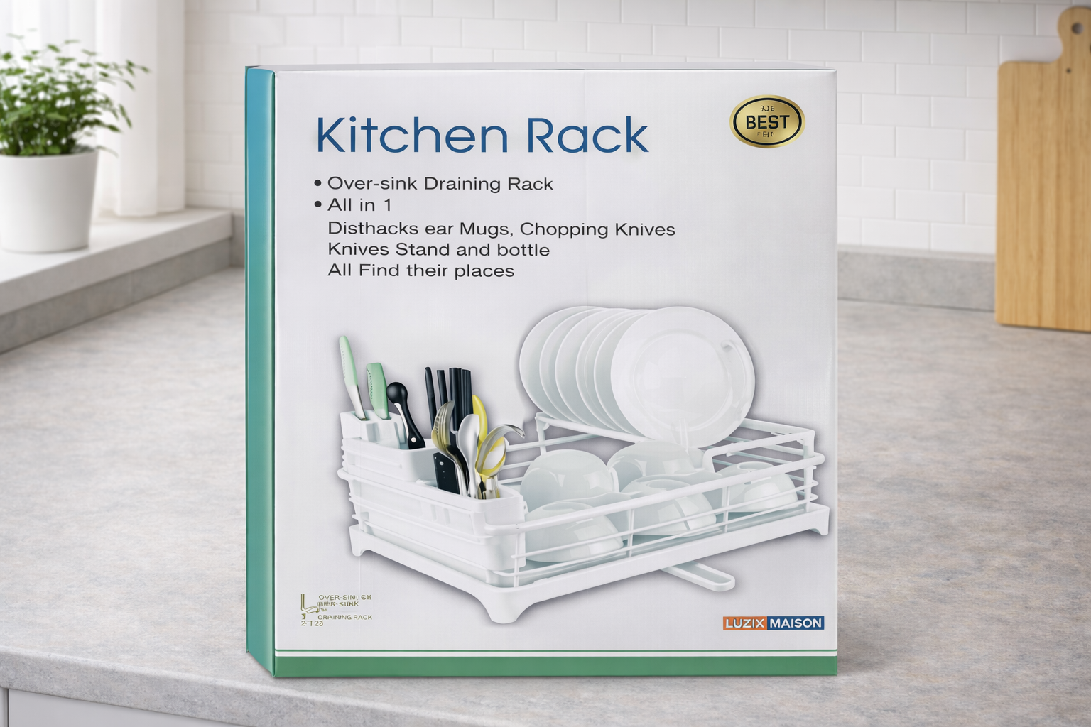 Estante para platos de 2