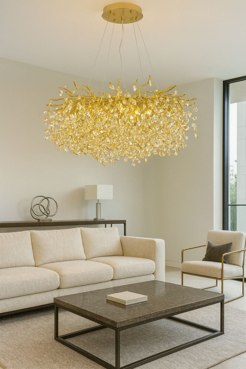 Lámpara Colgante de Cristal