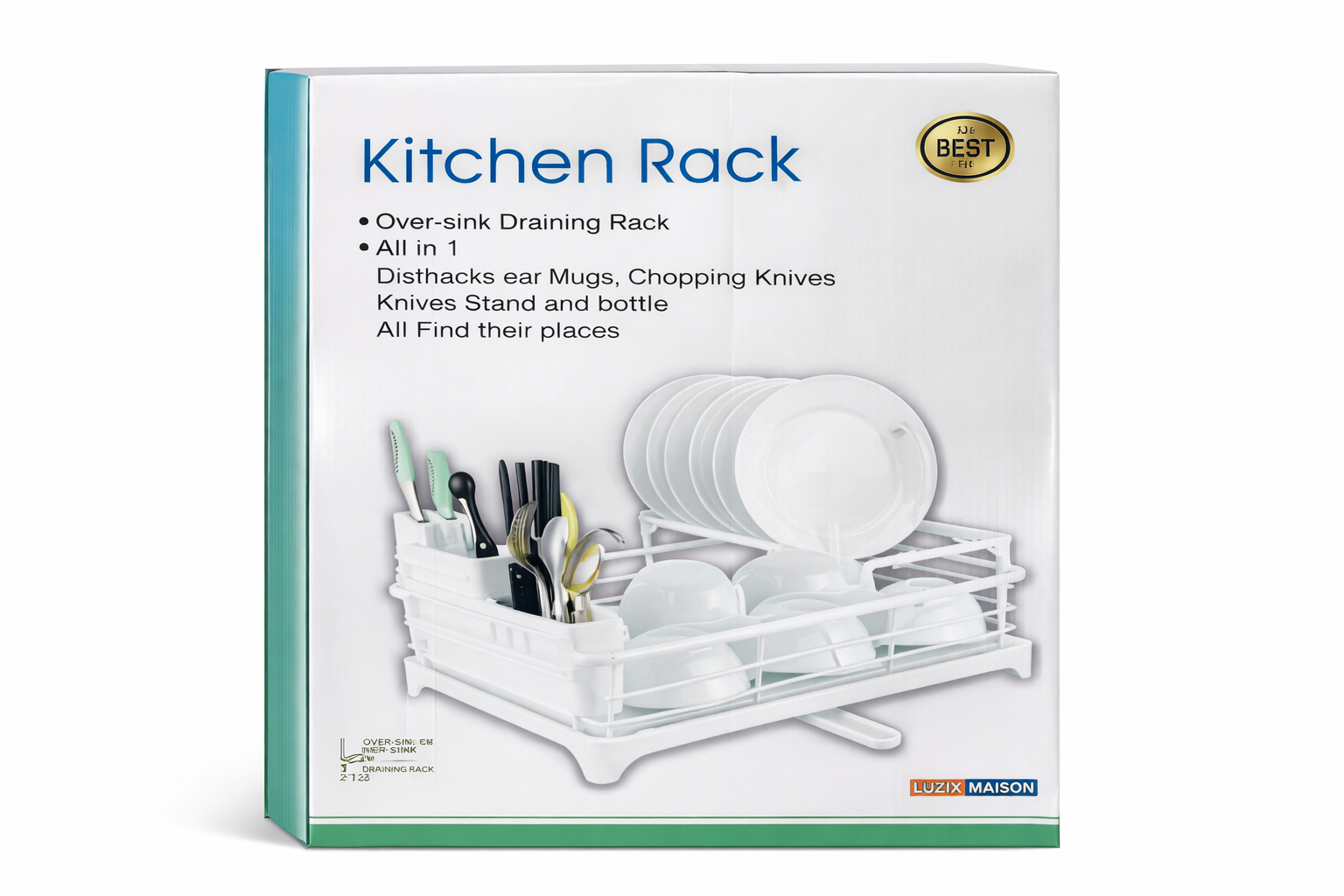 Estante para platos de 2