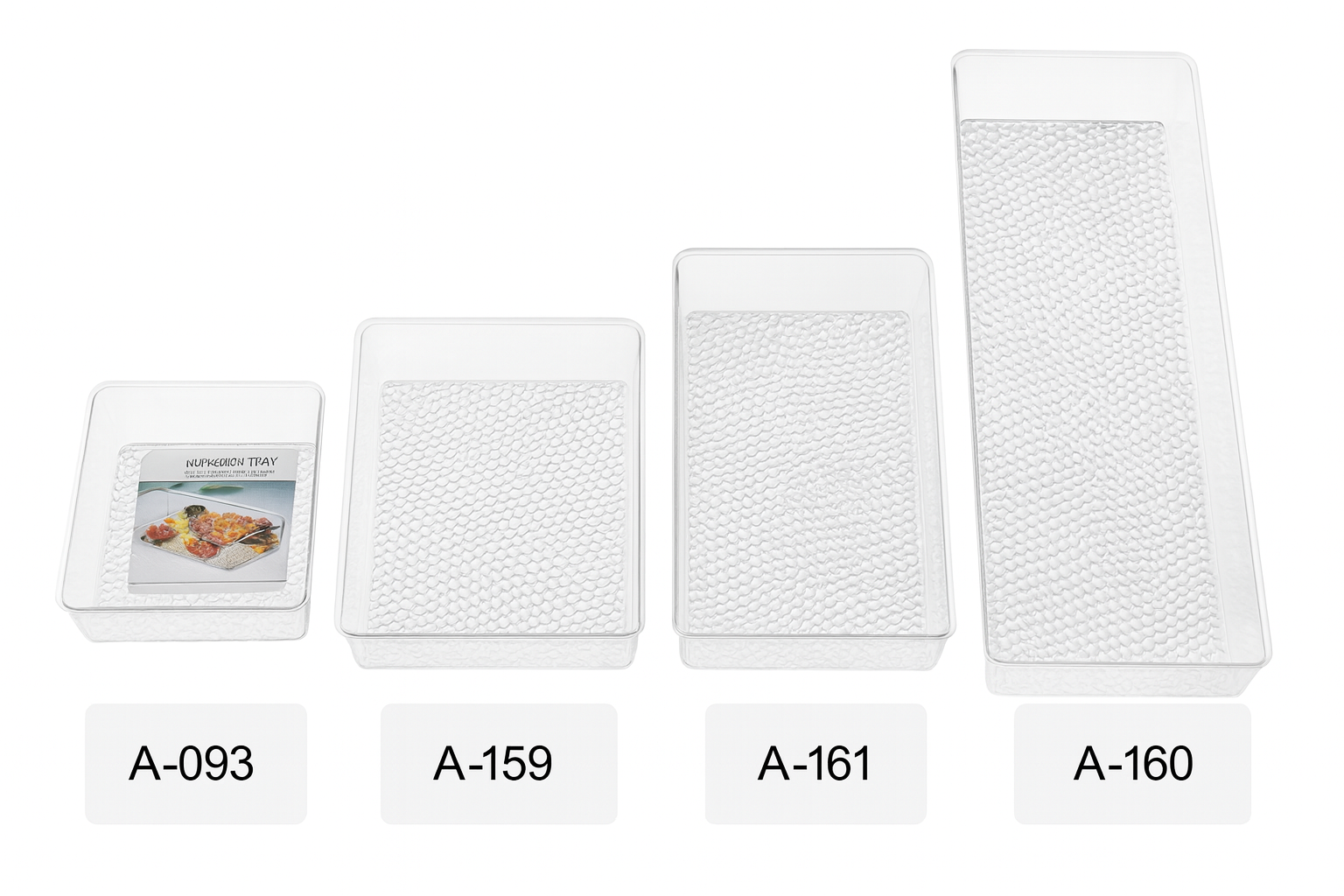 Bandeja Organizadora– Plástico Multiuso | 16 × 16 × 5 cm