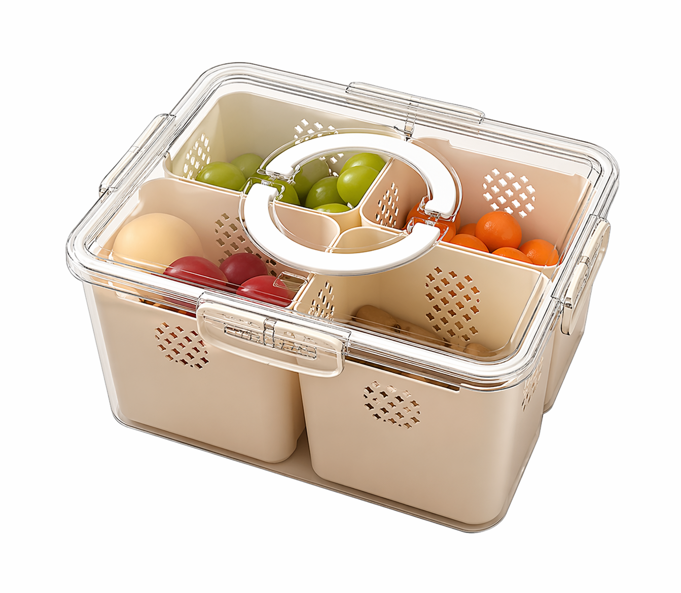 Recipiente Hermético– Plástico para Conservar Alimentos | 31 × 24 × 14.5 cm
